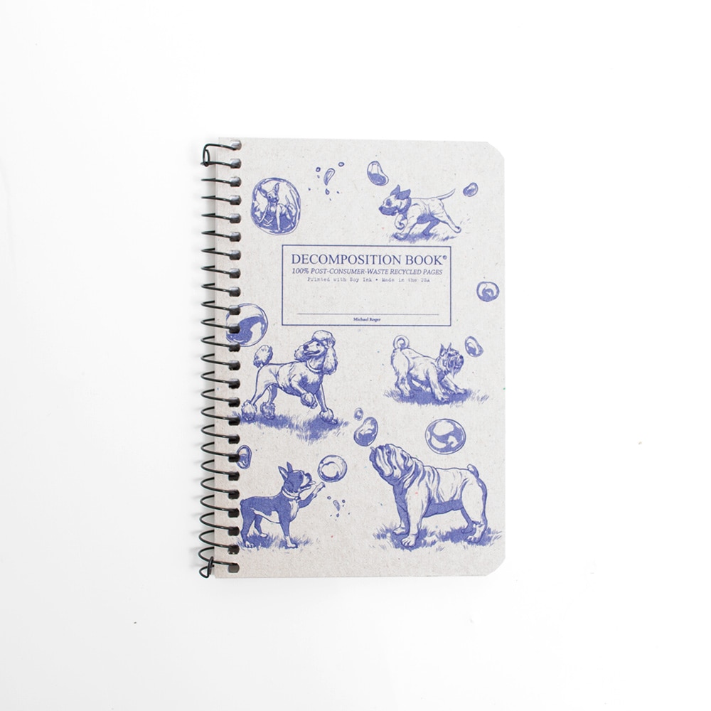 Michael Roger Press, Decomp Book, 4"x6", Dogs and Bubbles